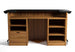 Prohibition 84in Cocktail Bar - Walnut back view