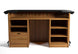 Prohibition 84in Cocktail Bar - Walnut back view
