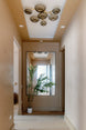 Corbett Birmingham Flush Mount Medium in showhouse lifestyle setting