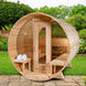 LeisureCraft CT Serenity MP Barrel Sauna - Electric