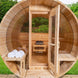 LeisureCraft CT Serenity MP Barrel Sauna - Electric