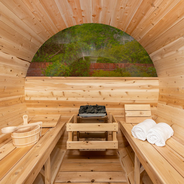 LeisureCraft CT Serenity MP Barrel Sauna - Electric