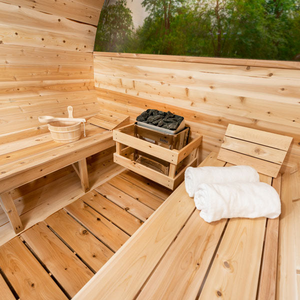 LeisureCraft CT Serenity MP Barrel Sauna - Electric