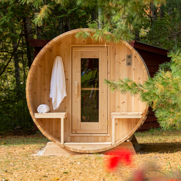 LeisureCraft CT Serenity Barrel Sauna
