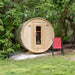 LeisureCraft CT Harmony Barrel Sauna - front view
