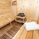 LeisureCraft CT Harmony Barrel Sauna interior