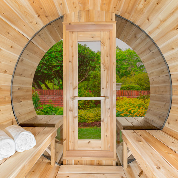 LeisureCraft CT Tranquility MP Barrel Sauna - Electric