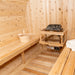 LeisureCraft CT Tranquility Barrel Sauna interior