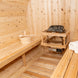 LeisureCraft CT Tranquility Barrel Sauna interior