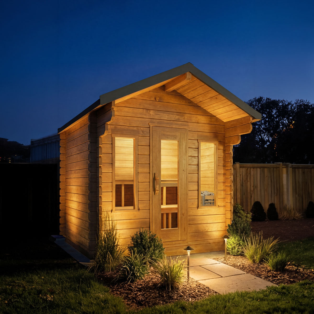 LeisureCraft CT Palmer Cabin Sauna - Electric