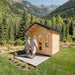 LeisureCraft CT Palmer Cabin Sauna - Wood Burning