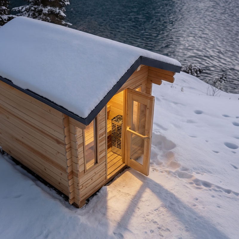 LeisureCraft CT Palmer Cabin Sauna - Electric
