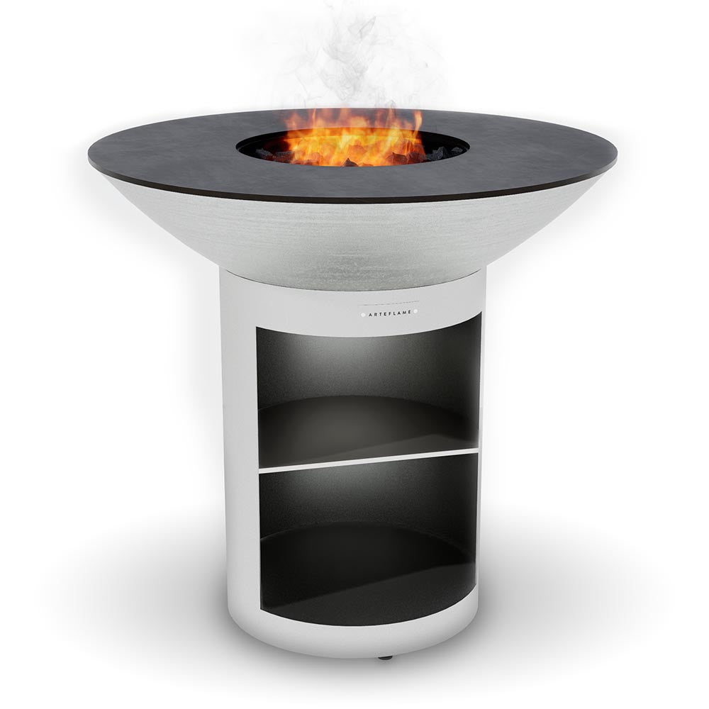 Arteflame 40 Platinum Series Grill Classic Storage Base Stainless