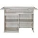 Pub Series 60in Dry Bar - Antique White back