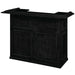 Pub Series 60in Dry Bar - Black angled