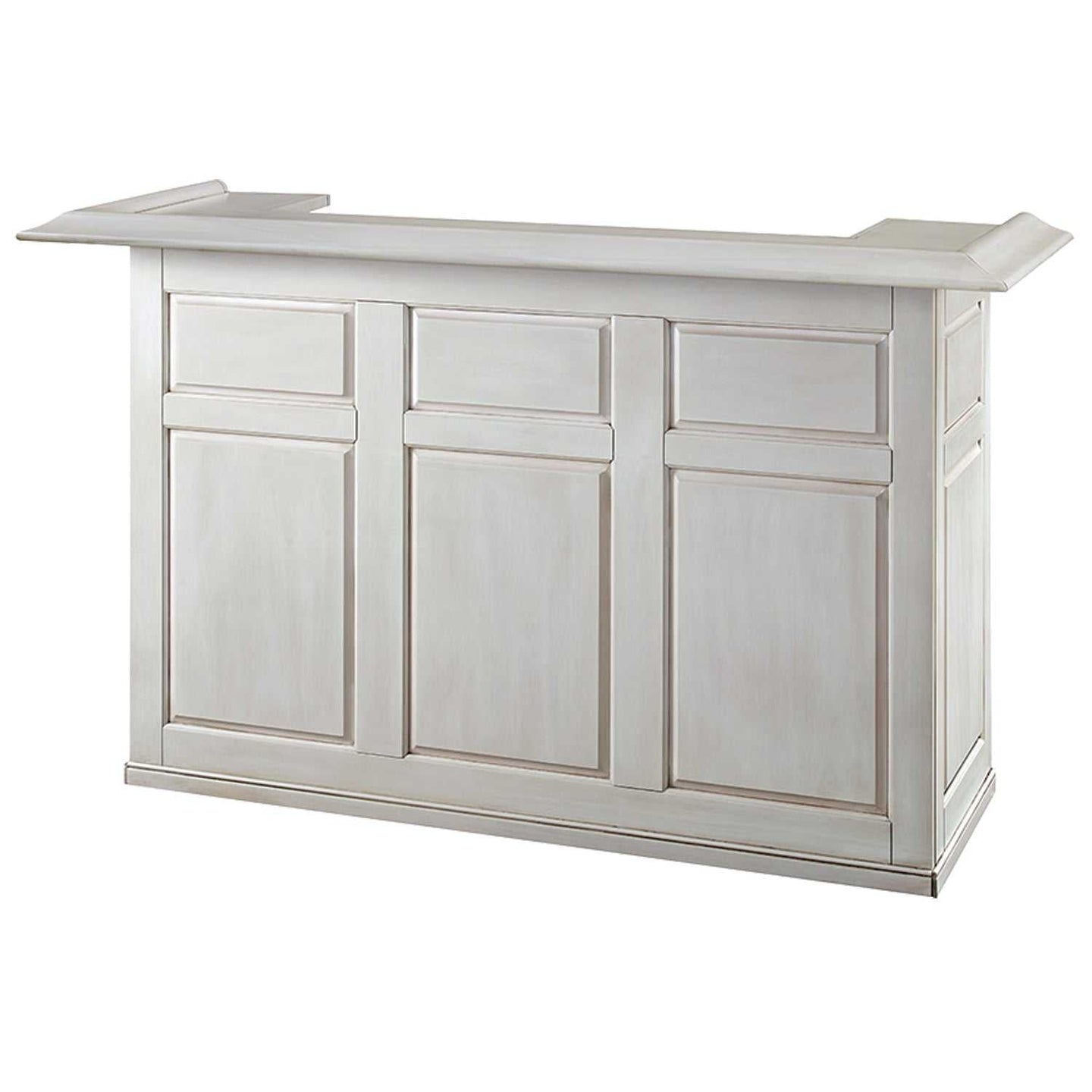 Pub Series 72in Dry Bar - Antique White angled