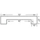 Pub Series 72in Dry Bar - bartop dimensions