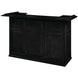Pub Series 72in Dry Bar - Black angled