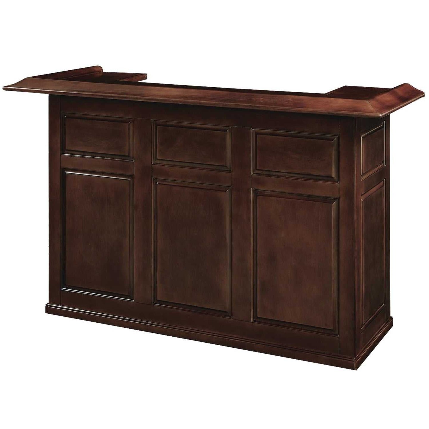 Pub Series 72in Dry Bar - Cappuccino angled