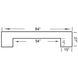 Pub Series 84in Dry Bar - bartop dimensions