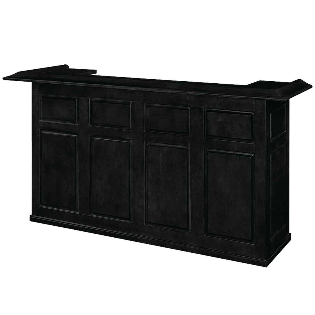 Pub Series 84in Dry Bar - Black angled