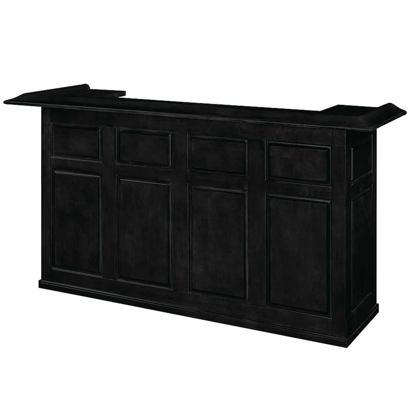 Pub Series 84in Dry Bar - Black angled