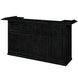 Pub Series 84in Dry Bar - Black angled