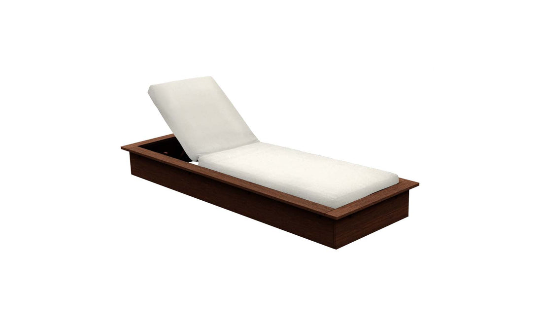 Echo Chaise - Harvest resin frame