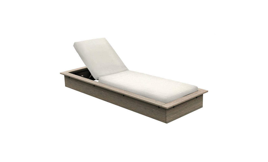 Echo Chaise - Wheat resin frame