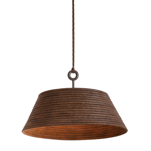 Troy Sequoia Pendant Textured Bronze