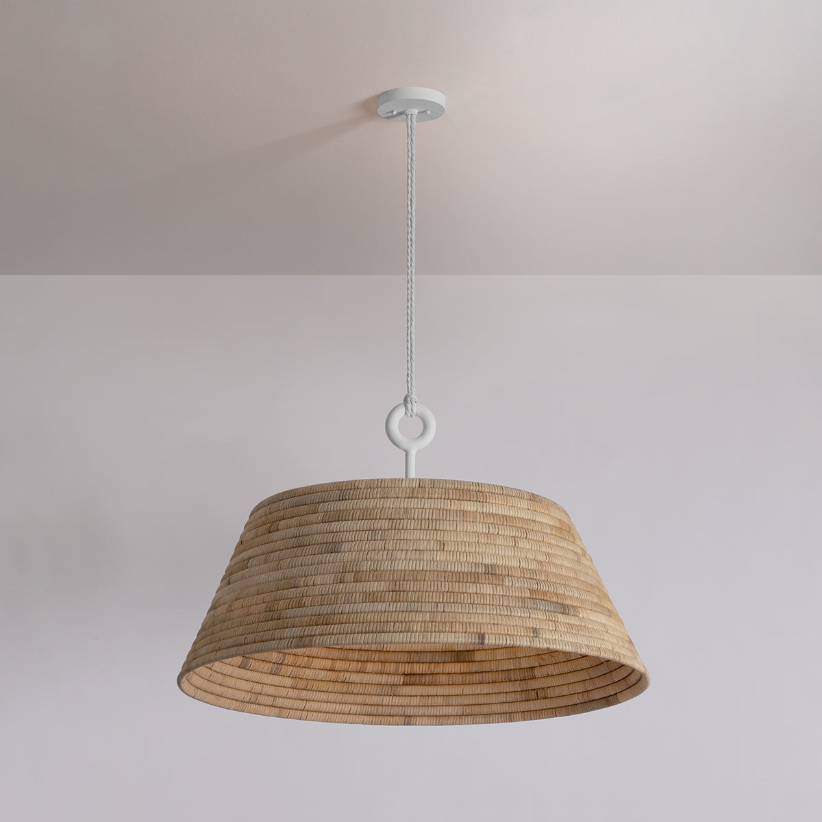 Sequoia Pendant Textured Bronze, close-up angle
