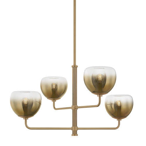 Troy August Chandelier 4-Light