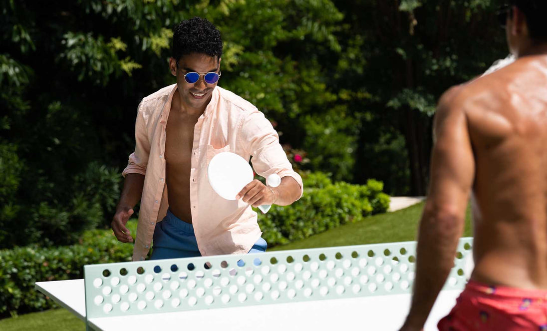 Table Tennis Set lifestyle outdoor setting