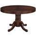 48in 3-in-1 Round Poker Table - Cappuccino dining top