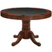 48in 3-in-1 Round Poker Table - Chestnut