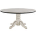 Pub Series 60in Poker & Dining Table - Antique White dining top