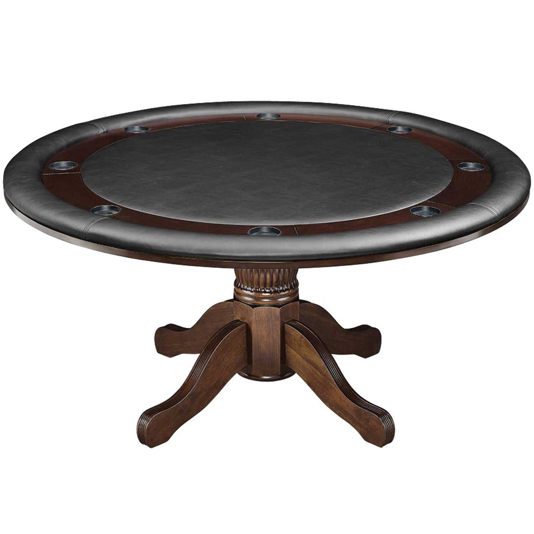 Pub Series 60in Poker & Dining Table - Cappuccino