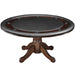 Pub Series 60in Poker & Dining Table - Cappuccino