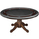 Pub Series 60in Poker & Dining Table - Cappuccino