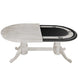 80in Texas Hold'em Poker Table - Antique White detail