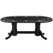 80in Texas Hold'em Poker Table - Black