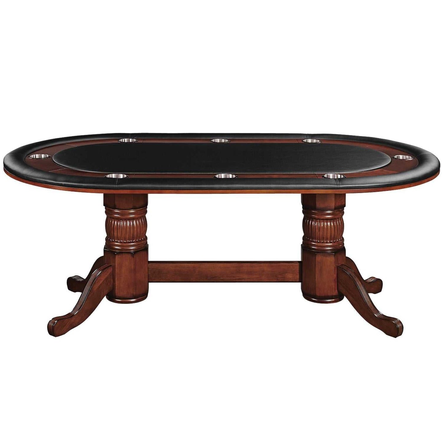 80in Texas Hold'em Poker Table - Chestnut