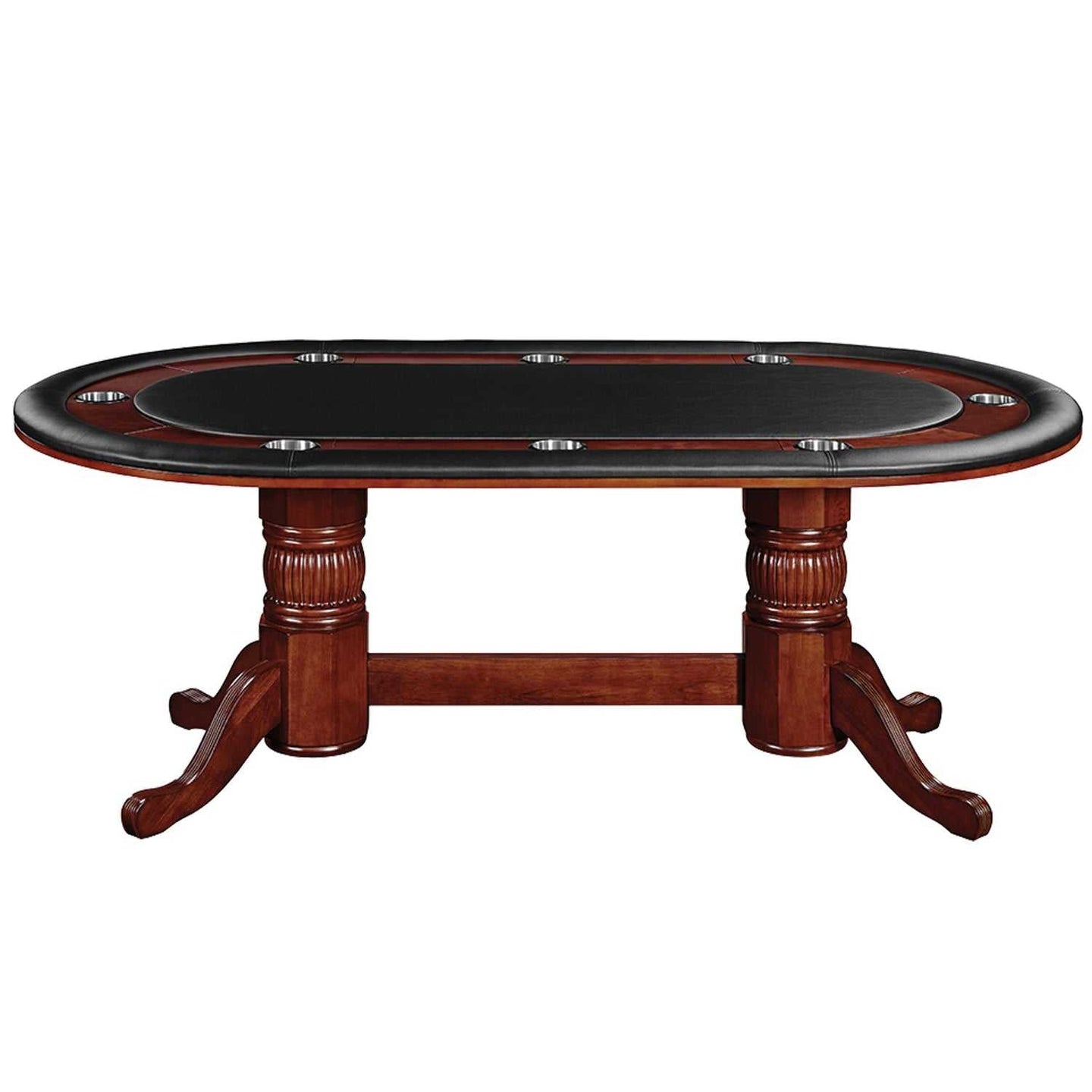 80in Texas Hold'em Poker Table - English Tudor