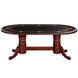 80in Texas Hold'em Poker Table - English Tudor