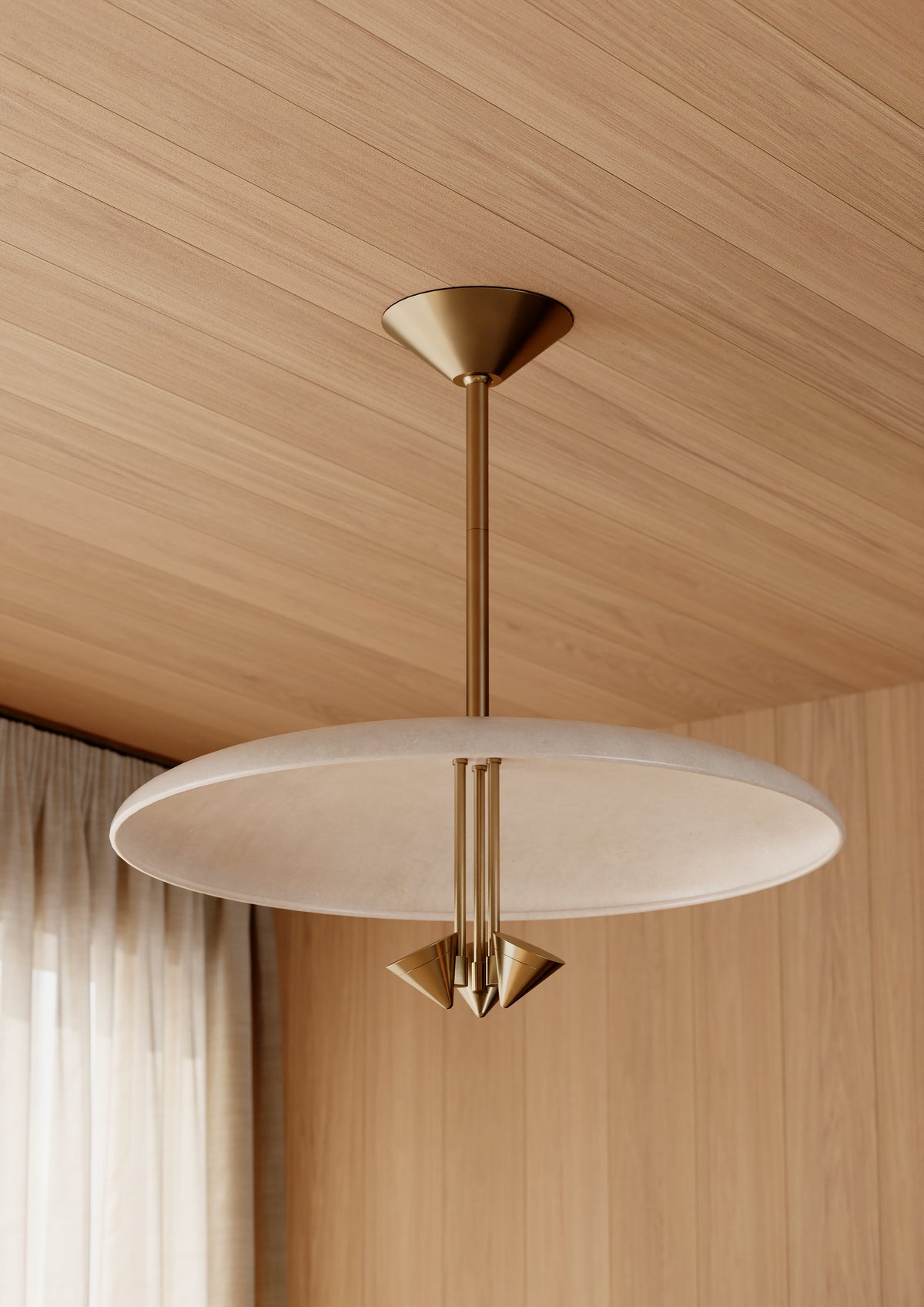 Troy Garth Pendant in lifestyle setting