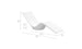 Autograph Chaise specification diagram