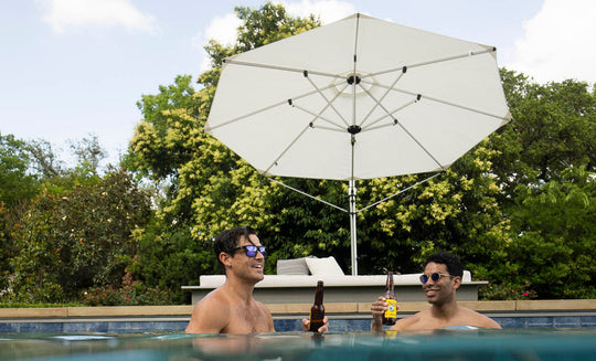 Ultra Cantilever Umbrella 11' Octagon - lifestyle