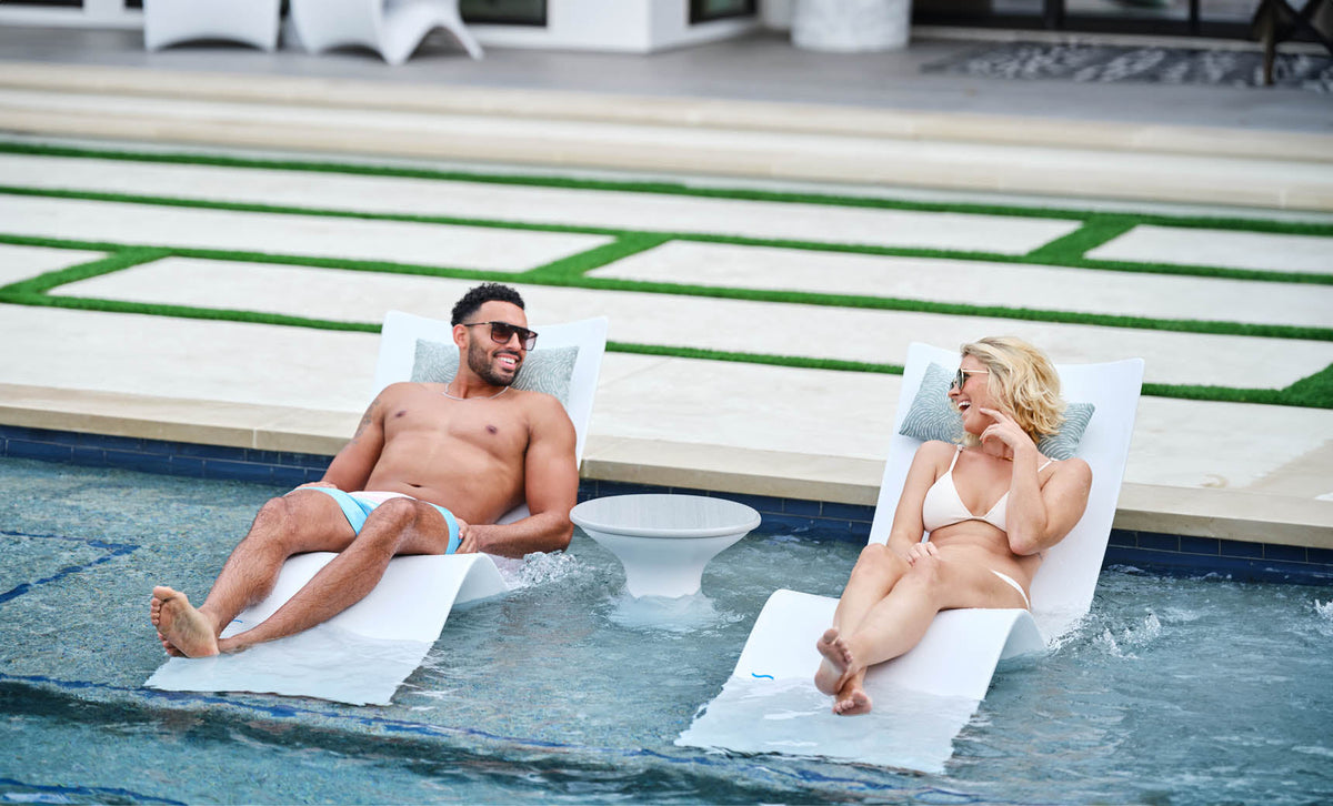 Autograph Chaise poolside lifestyle photo