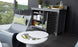 Mainstay Bar Credenza with TV Mount - detail