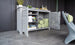 Mainstay Bar Credenza with TV Mount - detail